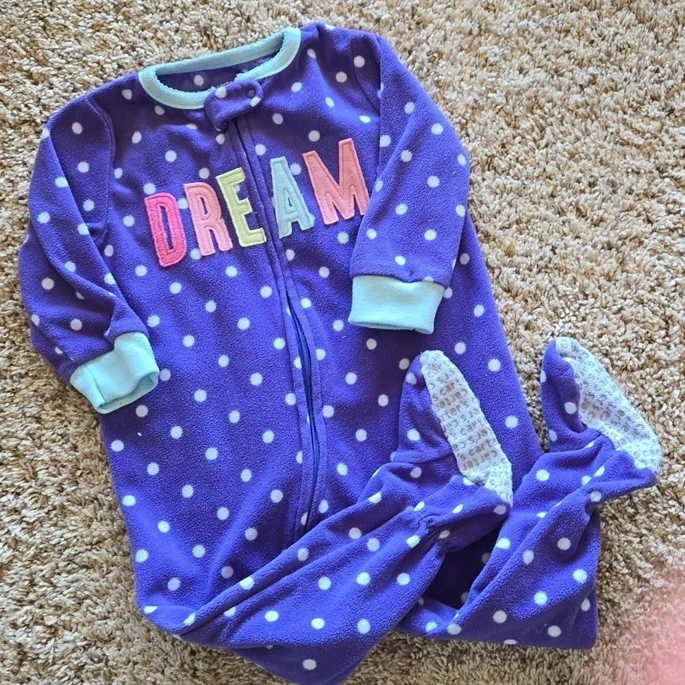 Carter's sleeper with feet, 12 months - Picture 1 of 3